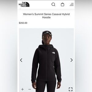 North Face Women’s Summit Series Casaval Hybrid Hoodie - Black